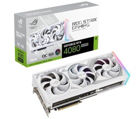 Asus ROG Strix GeForce RTX 4080 Super OC White Edition (90YV0KB2-M0NA00) цена и информация | Видеокарты (GPU) | 220.lv