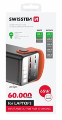 Swissten Power Line Power Bank  60 000 mAh / 65W цена и информация | Зарядные устройства Power bank | 220.lv