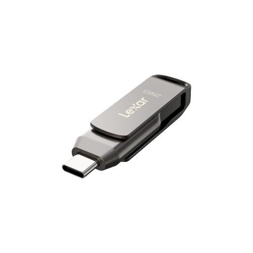 Lexar JumpDrive Dual Drive D400 (LJDD400256G-BNQNG) цена и информация | USB Atmiņas kartes | 220.lv