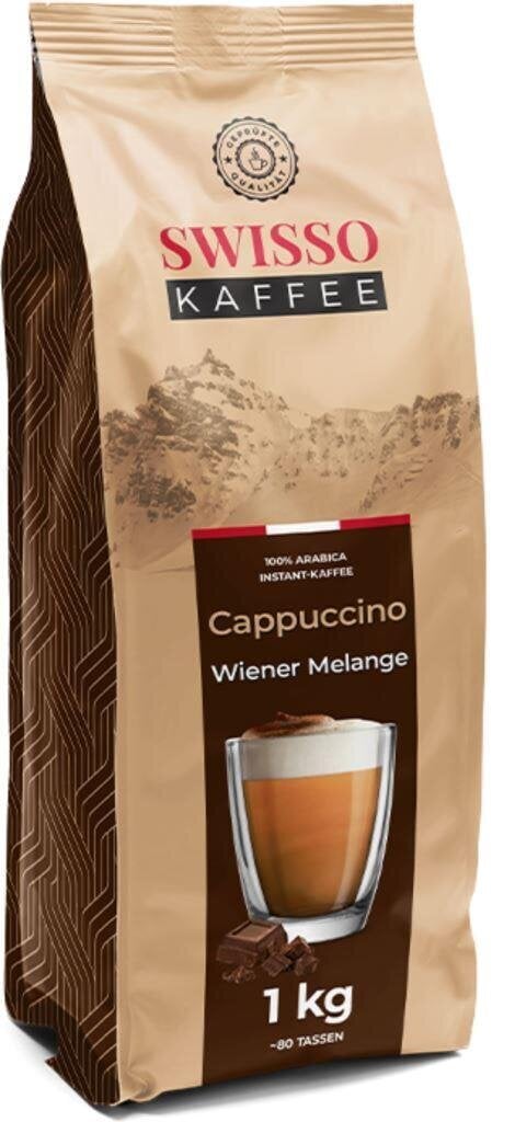 Kapučīno kafija Wiener Melange Swisso Kaffee, 1 kg cena un informācija | Kafija, kakao | 220.lv