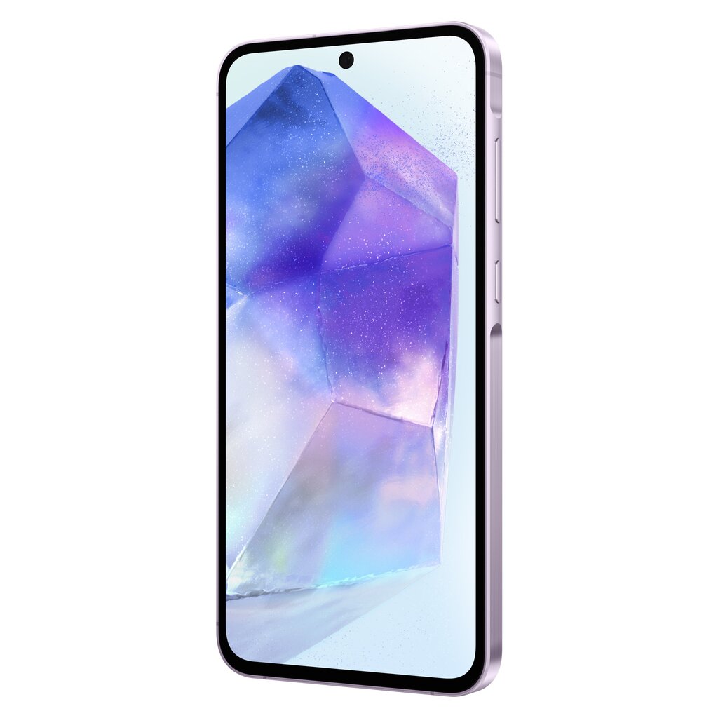 Samsung Galaxy A55 5G 8/128GB SM-A556BLVAEUE Awesome Lilac cena un informācija | Mobilie telefoni | 220.lv