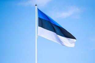 Igaunijas karogs, 2x1m цена и информация | Флаги и аксессуары | 220.lv
