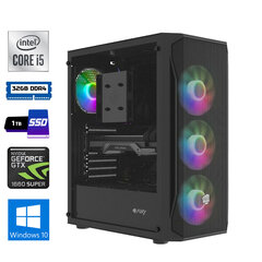 Moonpoint gaming i5-11600F 32GB 1TB SSD+1TB HDD GTX1660 Super WIN10Pro cena un informācija | Stacionārie datori | 220.lv