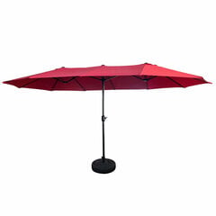 Садовый зонт Akord Tilia, красный цена и информация | Зонты, маркизы, стойки | 220.lv