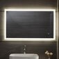 Vannas istabas spogulis LED, 80x60cm цена и информация | Vannas istabas spoguļi | 220.lv