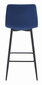 2 krēslu komplekts Leobert Arceto, zils/melns cena un informācija | Virtuves un ēdamistabas krēsli | 220.lv