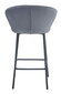 2 krēslu komplekts Leobert Gatta, pelēks/melns cena un informācija | Virtuves un ēdamistabas krēsli | 220.lv