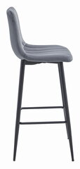 Комплект из 2-х стульев Leobert Pozza, серый/черный цена и информация | Стулья для кухни и столовой | 220.lv