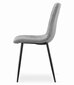 2 krēslu komplekts Leobert Turin, pelēks/melns cena un informācija | Virtuves un ēdamistabas krēsli | 220.lv