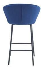 4 krēslu komplekts Leobert Gatta, zils/melns цена и информация | Стулья для кухни и столовой | 220.lv
