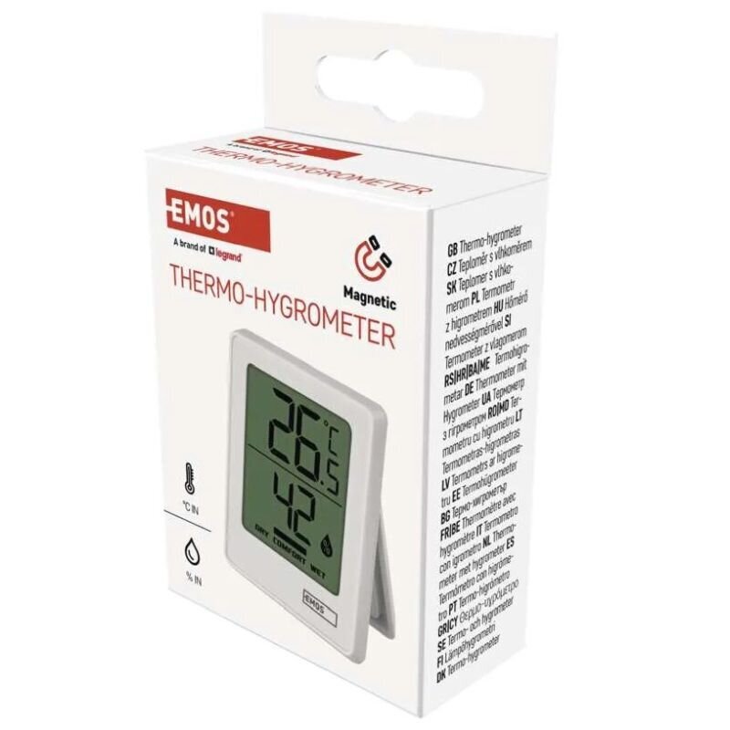 Digitālais termometrs - higrometrs E0345 cena un informācija | Meteostacijas, āra termometri | 220.lv