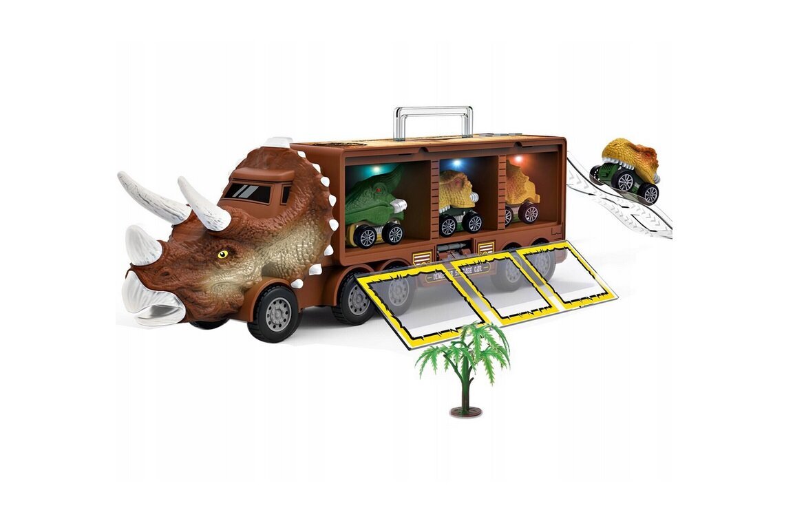 Kravas automašina Dino Truck, 14 elementi cena un informācija | Rotaļlietas zēniem | 220.lv