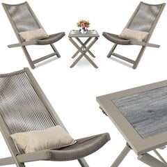 Комплект мебели для террасы - Chill Sand цена и информация | Комплекты уличной мебели | 220.lv