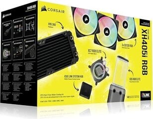 Corsair Hydro X iCUE XH405i RGB Kit CX-9070016-WW цена и информация | Водяное охлаждение - комплекты | 220.lv