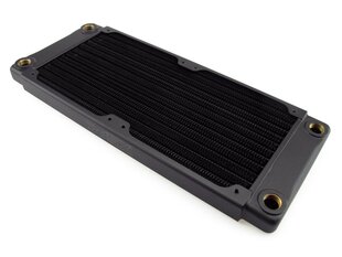 XSPC TX240 Crossflow Ultrathin Radiator 240mm Black cena un informācija | Ūdens dzesēšana - aksesuāri | 220.lv