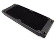 XSPC TX240 Crossflow Ultrathin Radiator 240mm Black cena un informācija | Ūdens dzesēšana - aksesuāri | 220.lv