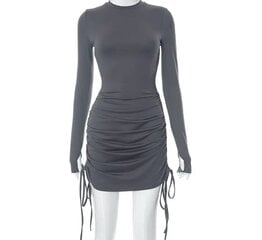 Женское облегающее платье, Electronics LV-393, M, темно-cерый цена и информация | Платья | 220.lv