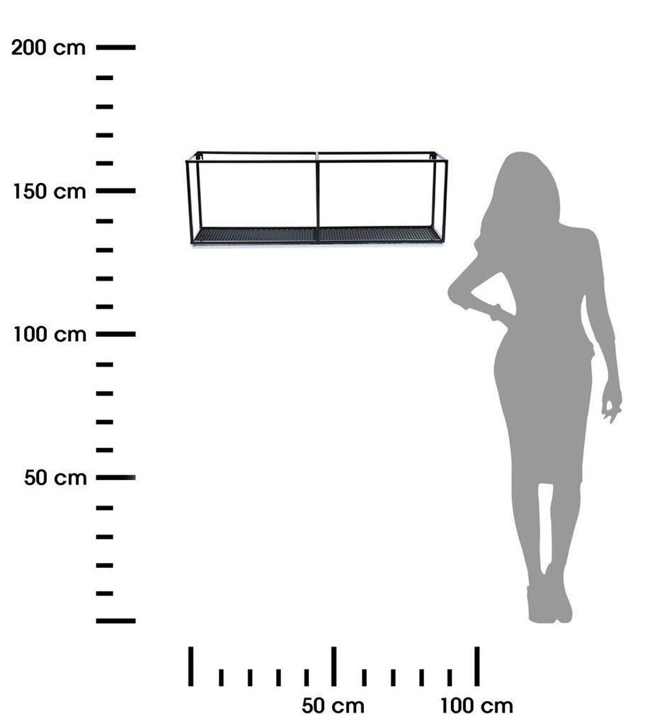 Piekaramais plaukts Loft, 90 cm, melns cena un informācija | Plaukti | 220.lv