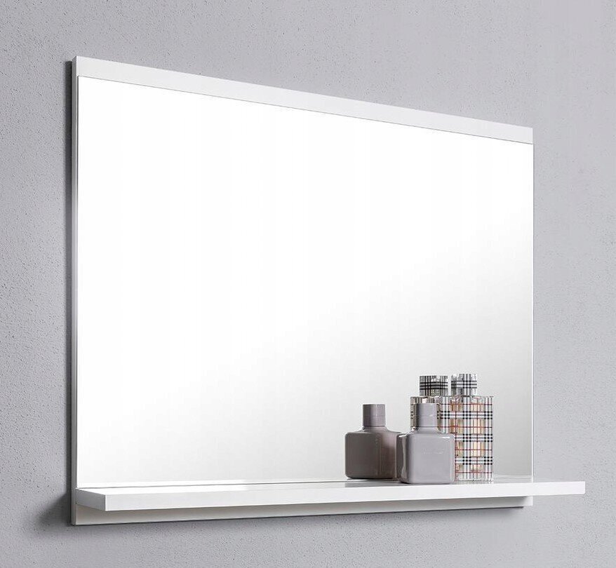 Vannas istabas spogulis Domtech Basic, balts cena un informācija | Vannas istabas spoguļi | 220.lv
