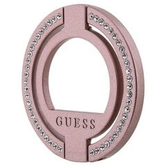 Guess MagSafe Ring stand GUMRSALDGP różowy|pink Rhinestone цена и информация | Держатели для телефонов | 220.lv