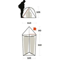 Палатка Манаслу Феррино на 2 человека цена и информация | Палатки | 220.lv
