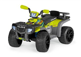 Одноместный детский электрический квадроцикл Peg Perego Polaris Sportsman Pro Citrus 24V, цена и информация | Электромобили для детей | 220.lv