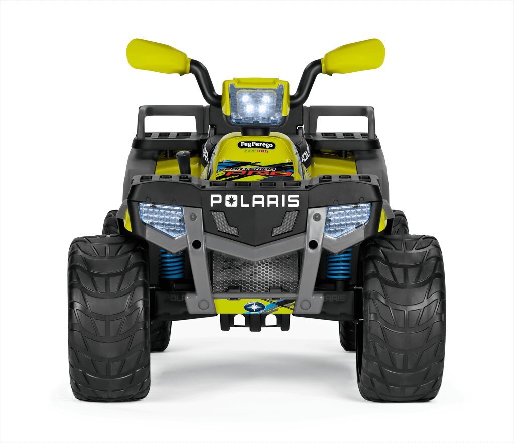 Vienvietīgs bērnu elektriskais kvadracikls Peg Perego Polaris Sportsman Pro Citrus 24V cena un informācija | Bērnu elektroauto | 220.lv