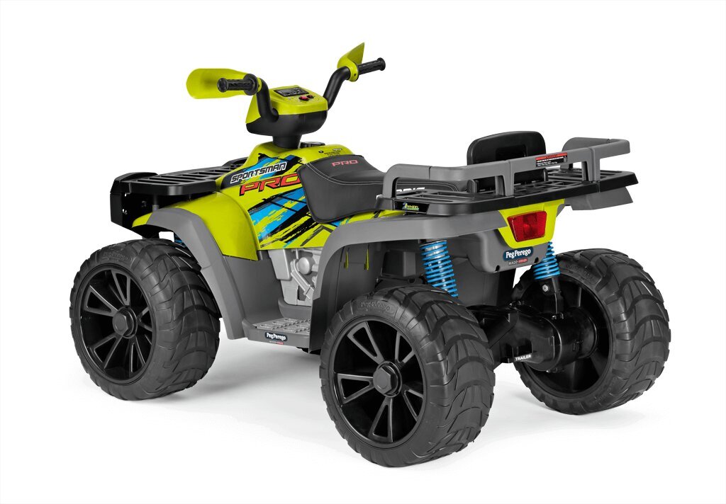 Vienvietīgs bērnu elektriskais kvadracikls Peg Perego Polaris Sportsman Pro Citrus 24V цена и информация | Bērnu elektroauto | 220.lv