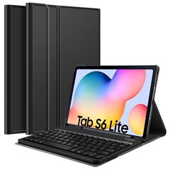 Чехол-книжка с клавиатурой - чёрный (Galaxy Tab S6 Lite 10.4 / Tab S6 Lite 10.4 2022) цена и информация | Чехлы для планшетов и электронных книг | 220.lv