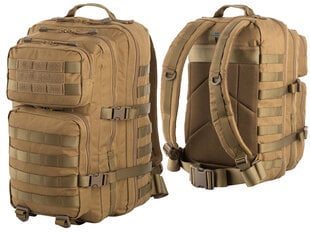 Ceļojumu mugursoma M-Tac Large Assault Pack Tan, bēša cena un informācija | Sporta somas un mugursomas | 220.lv