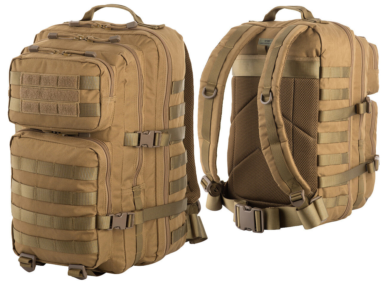 Ceļojumu mugursoma M-Tac Large Assault Pack Tan, bēša цена и информация | Sporta somas un mugursomas | 220.lv