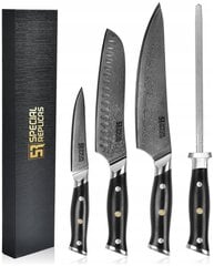 Набор ножей SpecialReplicas с точилкой, 4 части цена и информация | Ножи и аксессуары для них | 220.lv
