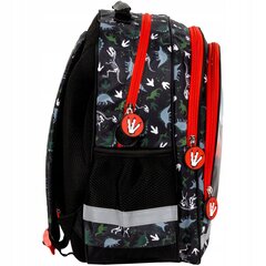 Школьный рюкзак для мальчиков, с динозаврами, черный, 38 см цена и информация | Школьные рюкзаки, спортивные сумки | 220.lv