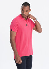T-krekls vīriešiem Ombre Clothing S1745, rozā cena un informācija | Vīriešu T-krekli | 220.lv