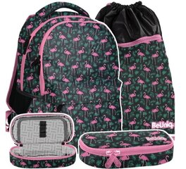 Школьный рюкзак для девочек с фламинго, 42 см цена и информация | Школьные рюкзаки, спортивные сумки | 220.lv