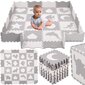Bērnu putu paklājs - Puzzle Springos 150x150 cm cena un informācija | Attīstošie paklājiņi | 220.lv