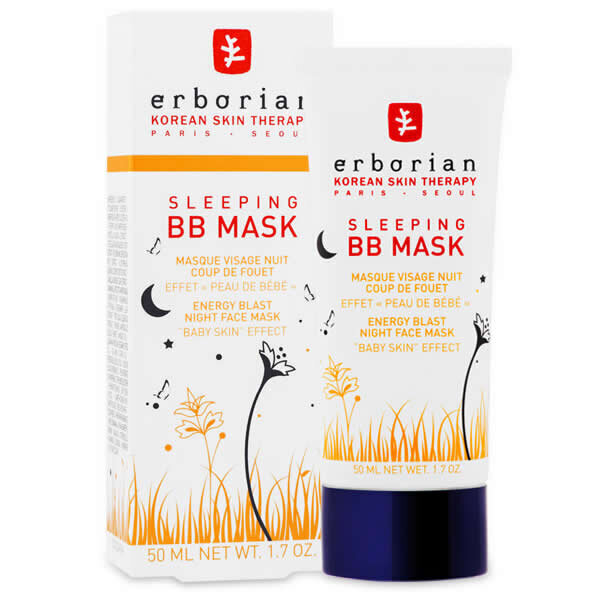 Nakts sejas maska Erborian Sleeping BB Mask, 50 ml cena un informācija | Sejas maskas, acu maskas | 220.lv