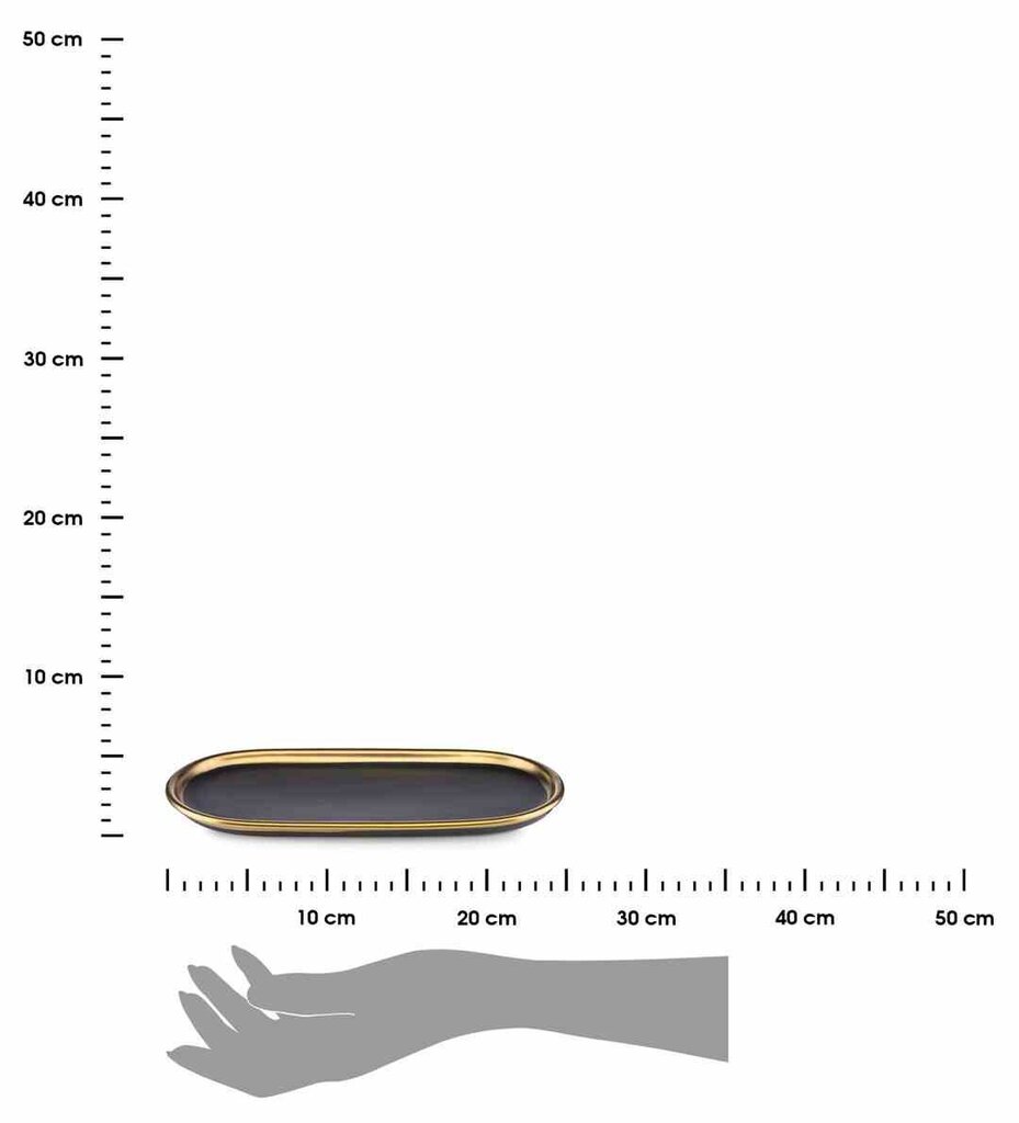 Dekoratīva paplāte, 25 cm cena un informācija | Virtuves piederumi | 220.lv