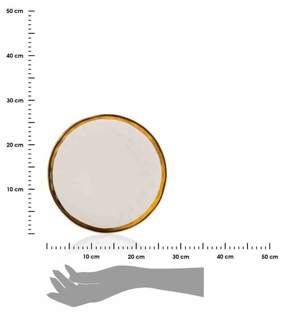 Šķīvis, 27 cm cena un informācija | Trauki, šķīvji, pusdienu servīzes | 220.lv