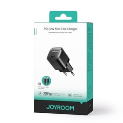 Mini charger USB C 20W PD Joyroom JR-TCF02 - White цена и информация | Зарядные устройства для телефонов | 220.lv