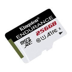 Memory card microSD 256GB Kingston 95|45MB|s C Endurance цена и информация | Карты памяти для телефонов | 220.lv