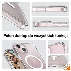 PanzerGlass HardCase iPhone 15 6.1" D3O MagSafe 3xMilitary grade transparent 1180 цена и информация | Чехлы для телефонов | 220.lv