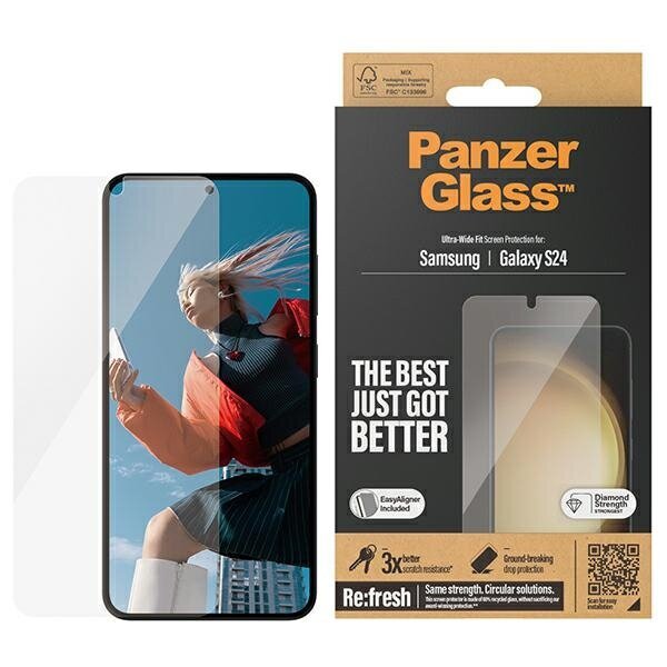 PanzerGlass Ultra Wide цена и информация | Ekrāna aizsargstikli | 220.lv