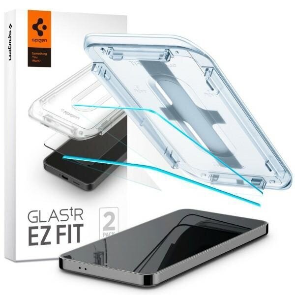 Spigen Glass EZ Fit цена и информация | Ekrāna aizsargstikli | 220.lv