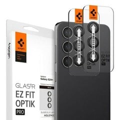 Spigen Optik.Tr Camera Sam S24+ S926 "EZ FIT" Lens 2szt|2pcs czarny|black AGL07433 цена и информация | Чехлы для телефонов | 220.lv
