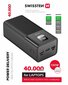 Swissten Power Line 40 000 mAh cena un informācija | Lādētāji-akumulatori (Power bank) | 220.lv