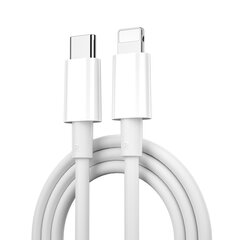 WIWU cable C008 USB-C - Lightning 1,2 m 30W white цена и информация | Кабели для телефонов | 220.lv