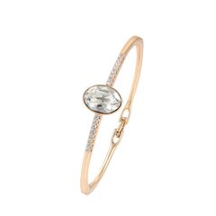 Роскошный позолоченный браслет с кристаллами Swarovski цена и информация | Женские браслеты | 220.lv