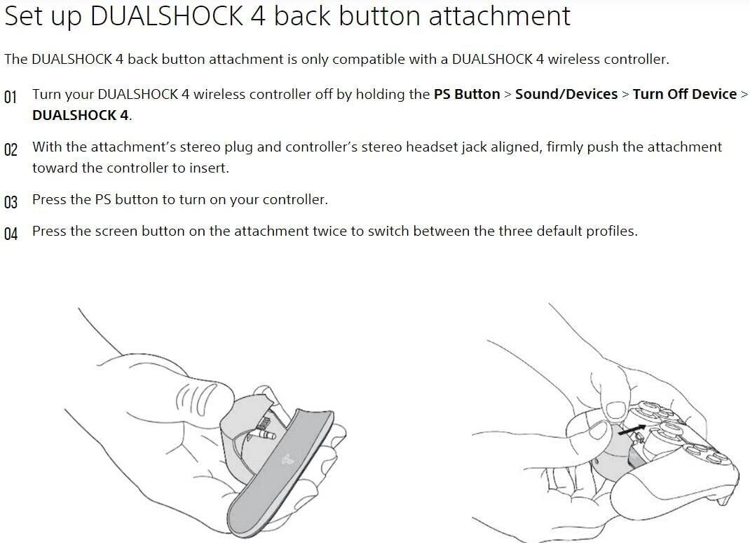 Playstation 4 DualShock 4 Back cena un informācija | Spēļu konsoles | 220.lv