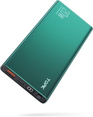 TOPK Power Bank, 20 Вт PD QC 3.0 USB C быстрая зарядка 10000 мАч цена и информация | Зарядные устройства Power bank | 220.lv